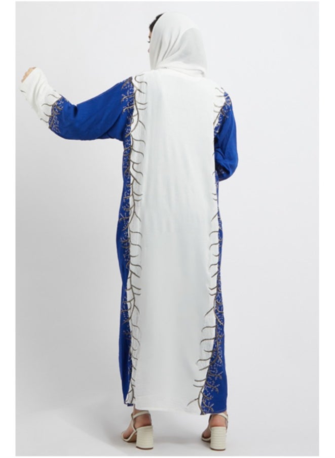 Evva Luxury Saudi Abaya for Women – Elegant Open Front Modest Wear in Premium Fabric – Ideal for Ramadan, Eid, and Everyday Elegance  - Image 3