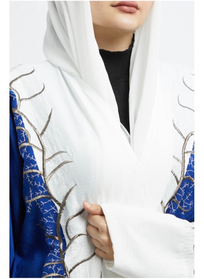 Evva Luxury Saudi Abaya for Women – Elegant Open Front Modest Wear in Premium Fabric – Ideal for Ramadan, Eid, and Everyday Elegance  - Image 4