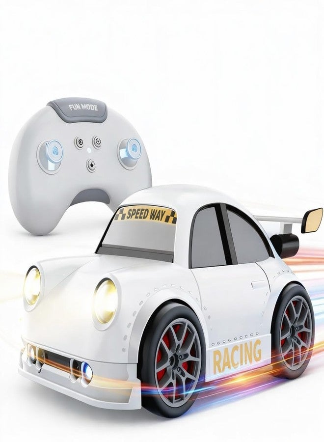 Brighterbee Remote Control Intelligent Sensor Drift Car for Kids - 4 Wheel Drive Mini RC Drifting Car with Follow Me, Escape Mode, Music & LED Lights Toy Gift for Boys - Image 1