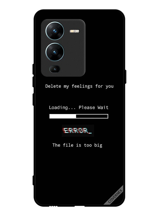 Covernex Protective Case Cover For vivo V25 Pro Delete My Feelings For You Wallpaper - Image 1