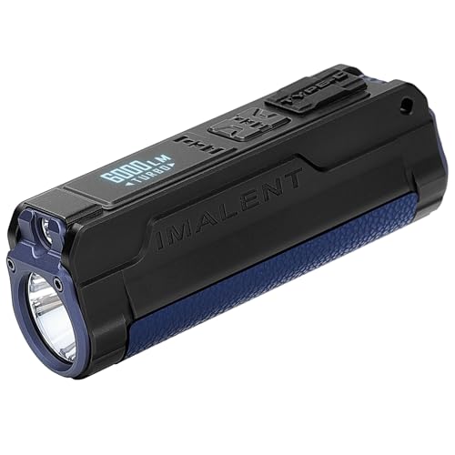 IMALENT BL70 Rechargeable EDC Flashlight, 6000 Lumens Compact LED Torch with Red & White Light, USB-C Pocket Flashlight for Outdoor, Emergency, Camping, Everyday Carry - Image 1