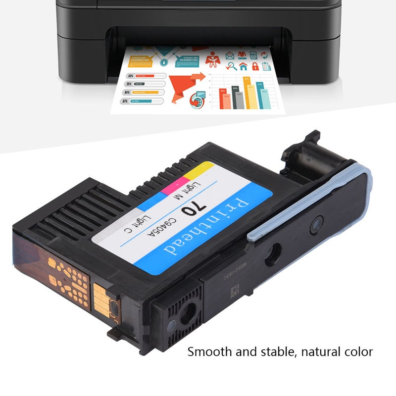 رأس طباعة عالي الجودة لـ HP 70 Designjet Z2100 Z3200 Z3100 سلسلة الأزرق السماوي والماجنتا (C9405A) - Image 2