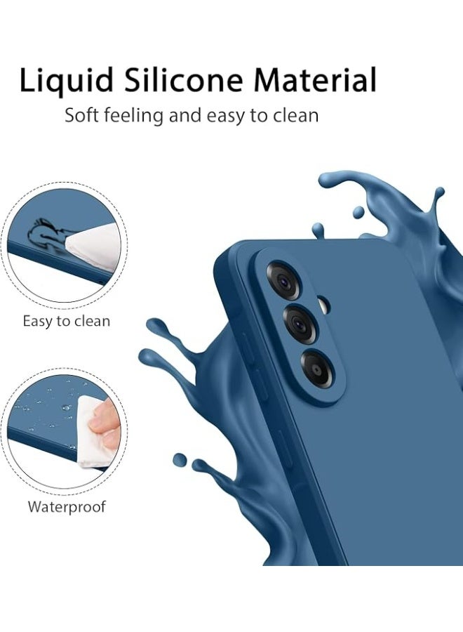 Lynacz Original Case Cover Soft Silicone For Samsung Galaxy A57 5G Slim fit TPU Case Light weight Back Cover Matte Finish Shockproof Cover Anti fingerprint Case Designed (Blue) - Image 4