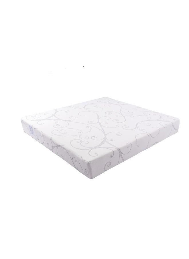 Almutlaq Furniture - Wave Latex - High Density Foam With 7-Zone Design To Provide A Healthy And Luxurious Sleep Experience For All Ages, The 7-Zone Foam Offers A Tailored Support To Different Areas Of The Body - King Size Mattress 200x180x25 CM - Colour White - Image 1