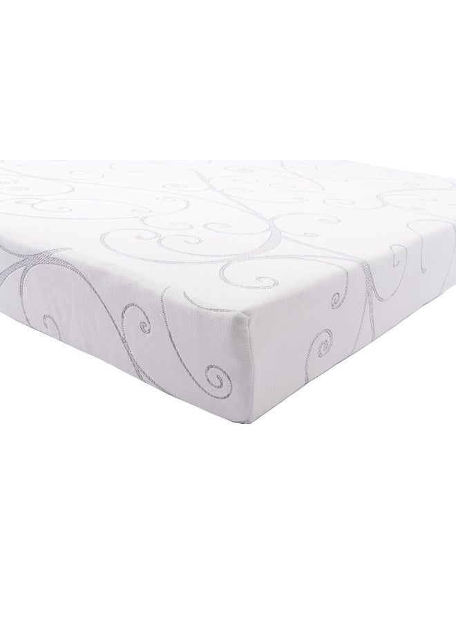 Almutlaq Furniture - Wave Latex - High Density Foam With 7-Zone Design To Provide A Healthy And Luxurious Sleep Experience For All Ages, The 7-Zone Foam Offers A Tailored Support To Different Areas Of The Body - King Size Mattress 200x180x25 CM - Colour White - Image 1