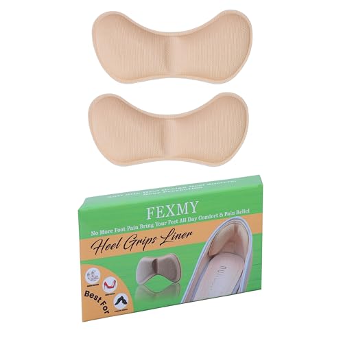 FEXMY Heel Grips Liner Cushions Inserts For Loose Shoes, Heel Pads Snugs For Shoe Too Big Men Women, Filler Improved Shoe Fit & Comfort, Prevent Heel Slip & Blister (Back Support) - Image 1