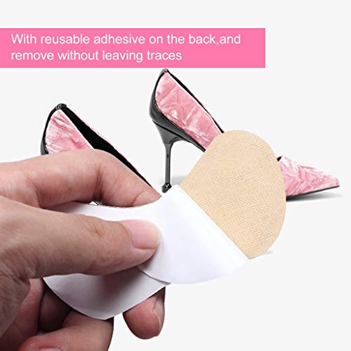FEXMY Heel Grips Liner Cushions Inserts For Loose Shoes, Heel Pads Snugs For Shoe Too Big Men Women, Filler Improved Shoe Fit & Comfort, Prevent Heel Slip & Blister (Back Support) - Image 3