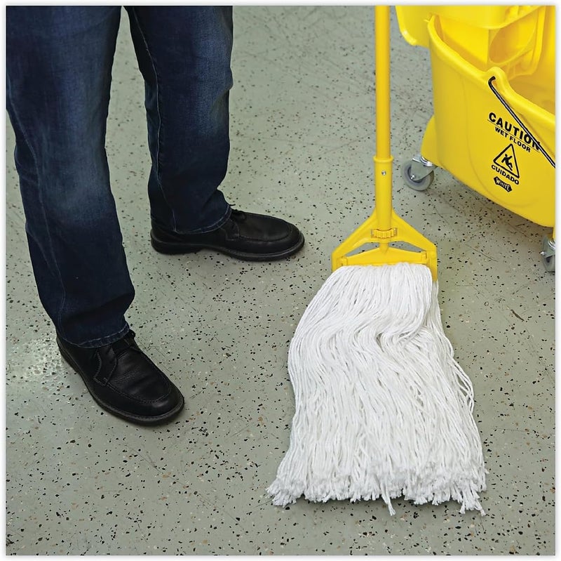 boardwalk Boardwalk BWK232R 232R Mop Premium Standard Head Rayon Fiber 32oz White 12Carton 32 oz  - Image 5