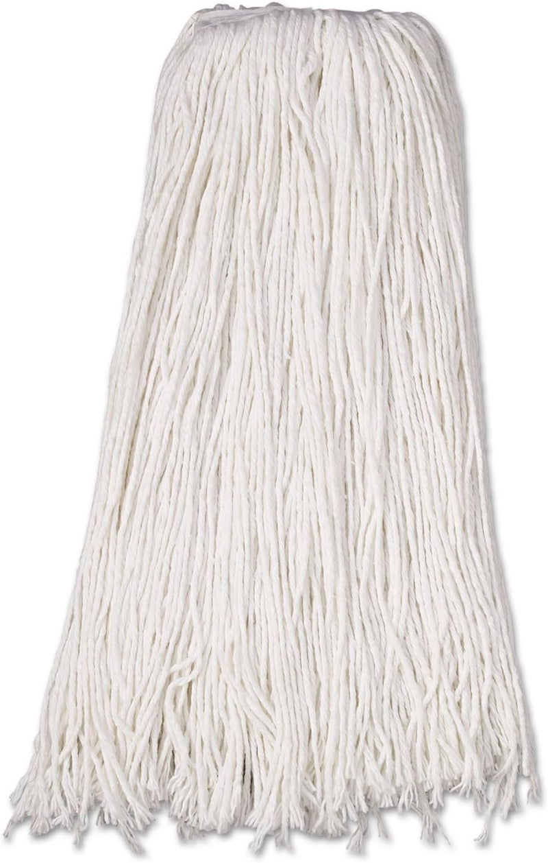 boardwalk Boardwalk BWK232R 232R Mop Premium Standard Head Rayon Fiber 32oz White 12Carton 32 oz  - Image 1