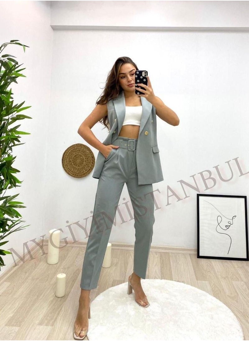 Generic - Sleeveless Blazer - Image 1