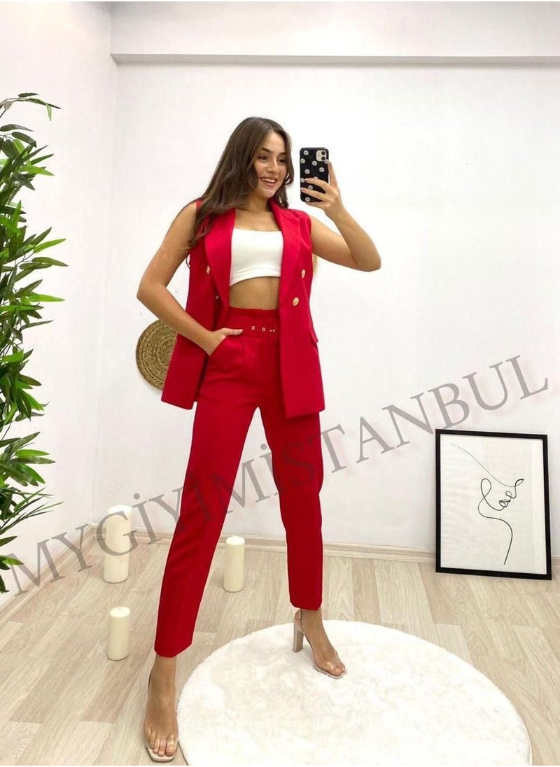 Generic - Sleeveless Blazer - Image 1