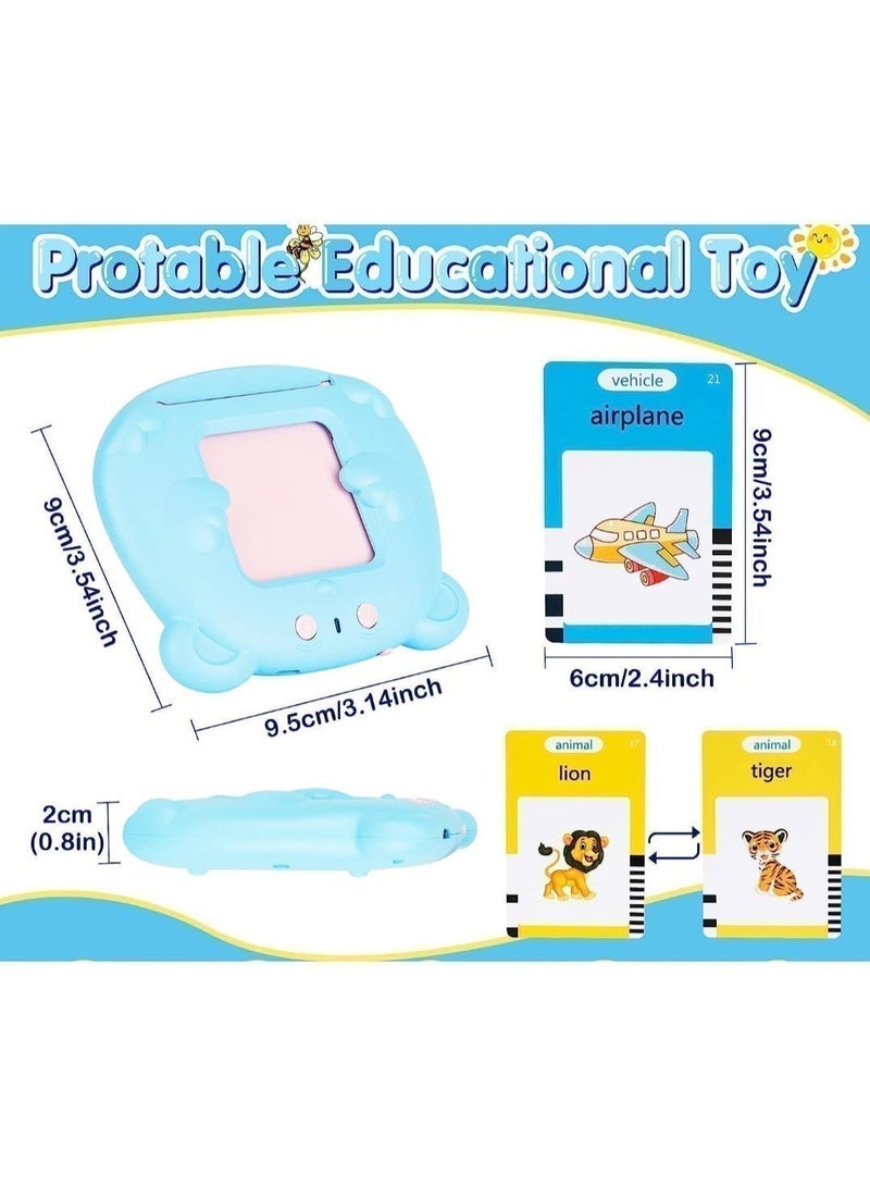 Type C model bilingual early learning flashcards for children, featuring 510 double-sided square word cards (a total of 255 common familiar words), covering themes such as animals, daily necessities, vehicles, food, fruits, vegetables, clothing, nature, people, professions, and shapes. Both the cards and the reader support Arabic and English. An excellent gift for boys and girls. - Image 4