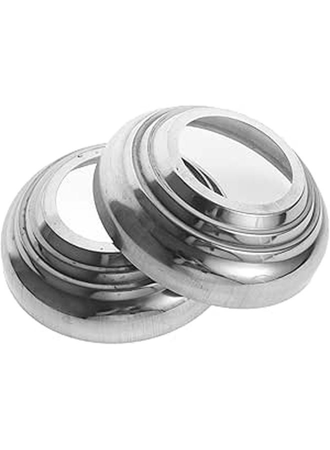 Gazing Ball Holder Stand Outdoor Garden Display Base 2 Pack - Image 1