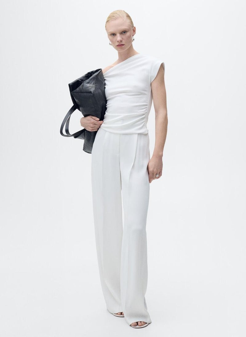 MANGO Asymmetrical Fitted Top  - Image 5