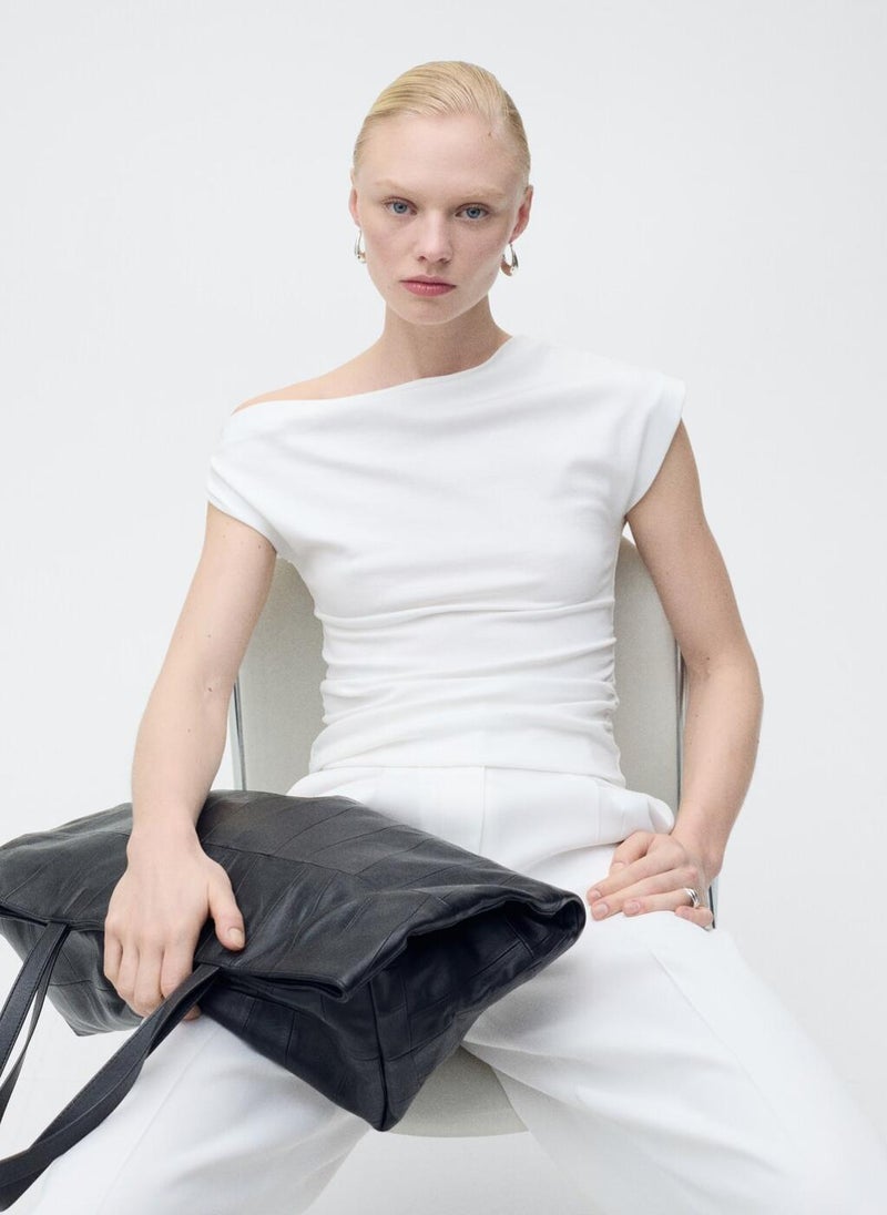 MANGO Asymmetrical Fitted Top  - Image 3