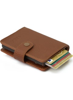 Abess Card Holder Wallet , Luxury Leather Mechanism Wallet Card Holder  - Image 2