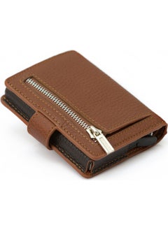 Abess Card Holder Wallet , Luxury Leather Mechanism Wallet Card Holder  - Image 3