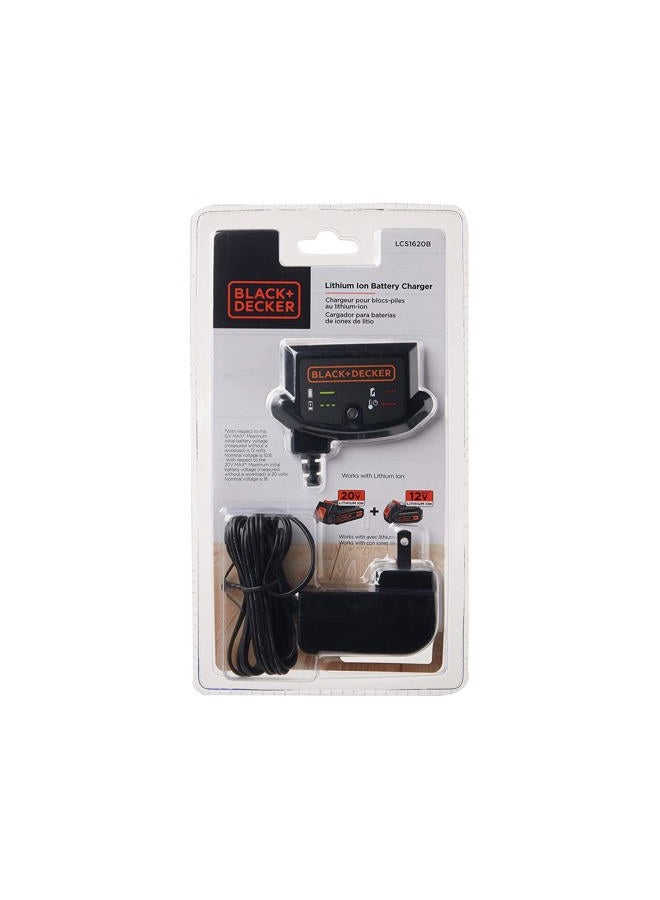 BLACK+DECKER 12V/20V MAX* Lithium Ion Battery Charger - Image 5