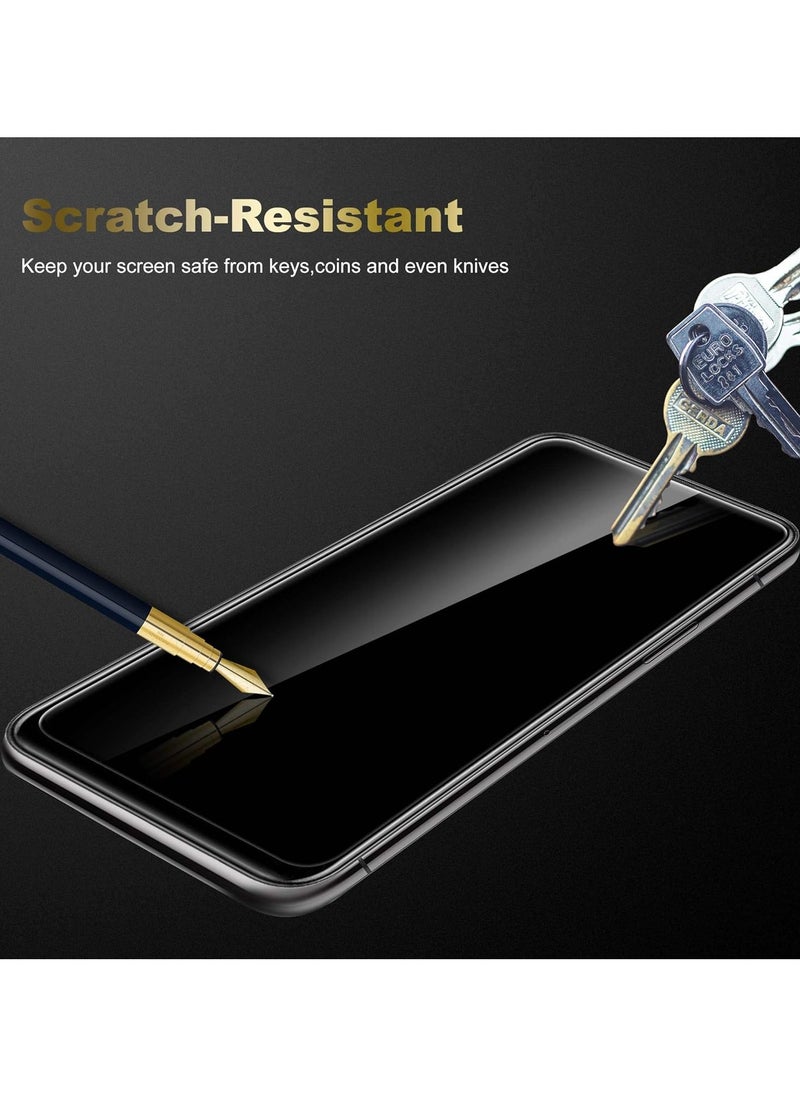 erorex - 5D Tempered Glass Screen Protector Compatible with Huawei Mate 10 Lite Full Coverage Edge to Edge Protection Anti Scratch High Transparency Bubble Free Installation Black - Image 1