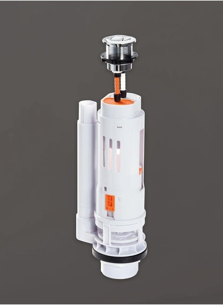 RAK CERAMICS - Rak Ceramics Rak-Maxxflush Dual Flush Valve | For Toilet Cisterns With Rubber Seal & Bolt | Water Saving Cisterns Flush System (FS60FLRF) - Image 1