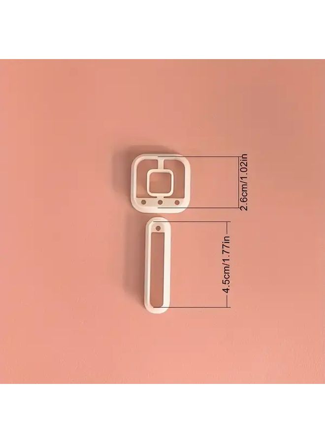 Polymer Clay Cutter Set Geometric Shapes Long Strip Jewelry Tools CT-2 - Image 2