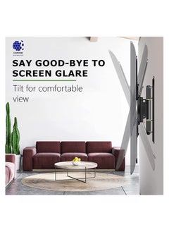 CAROSKI CAROSKI TV Wall Mount - TV Mount for 26 To 70 Inch LED, Swivel TV Bracket along with Tilt Angle and Dual Articulating Arms, with VESA Compatibility.  - Image 4
