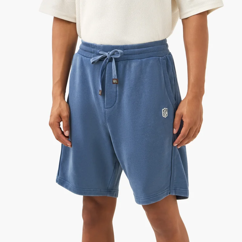 اس بي كاركترز NFL Shorts with Flexi Waist and Pockets