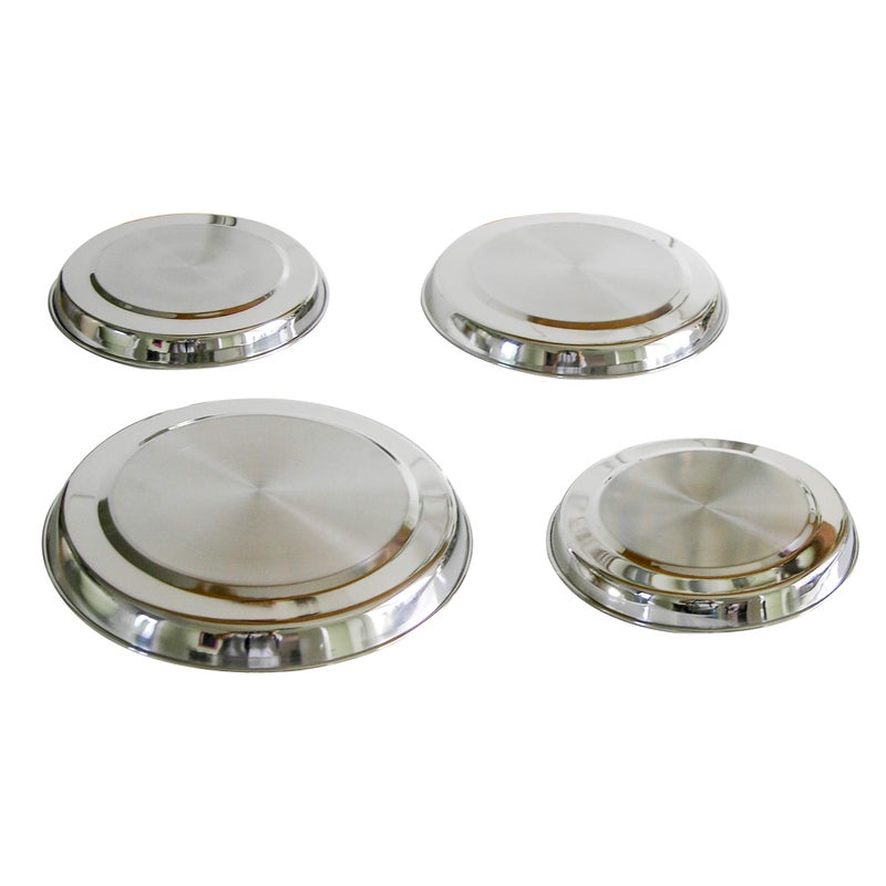 Haushalt International 4 x stainless steel hob coversstove cover plates