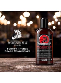 Fortify Intense Beard Conditioner - Shower Beard Wash, Moisturizer And Beard Softener For Men - Beard Growth Products - Made In Usa (Hammer Scent)