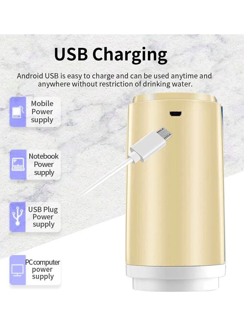 يوويل موزع مياه أوتوماتيكي بضخ كهربائي ومحمول وشحن USB متعدد الألوان - Image 4