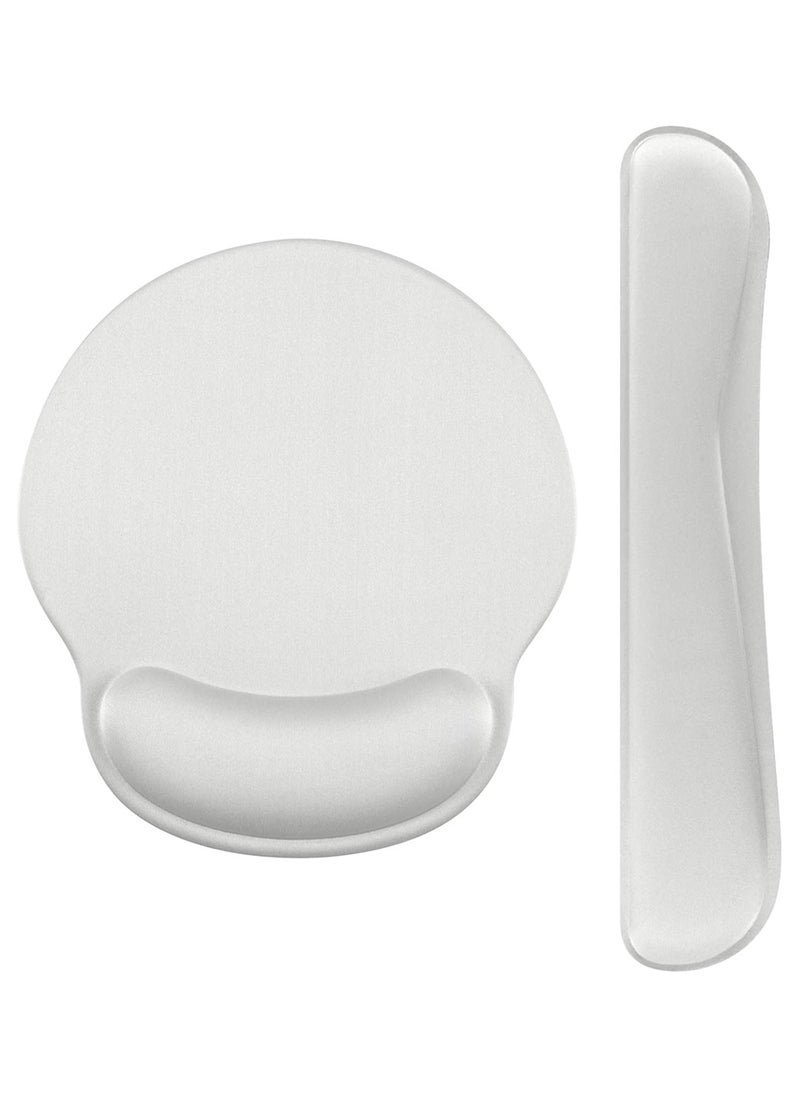 KASTWAVE - 2 Pieces Keyboard Wrist Rest Pad and Mouse Wrist Rest Support Mouse Pad Set - Image 1