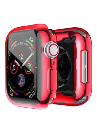 Hot Sale For Apple 7 Generation Watch Case Apple Watch7654321 Electroplated TPU All-inclusive Case-Color:Red-Exterior Dimension:40mm Carton Packaging - pzsku/ZBF7599DA91450CF26D85Z/45/_/1742204551/7ec7cc51-561d-4d19-ab2a-26267bca6d5d