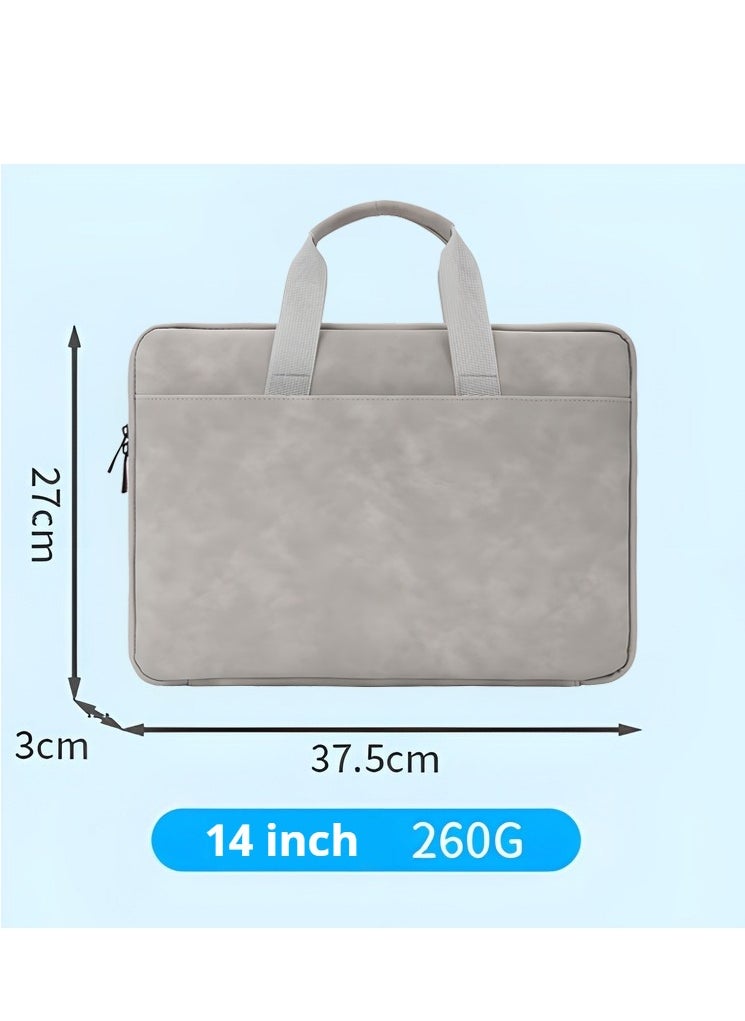 Generic - Waterproof 13-14 Inch Lightweight Laptop Bag for Business - Multi-Compartment Design, Unisex Style - Image 1