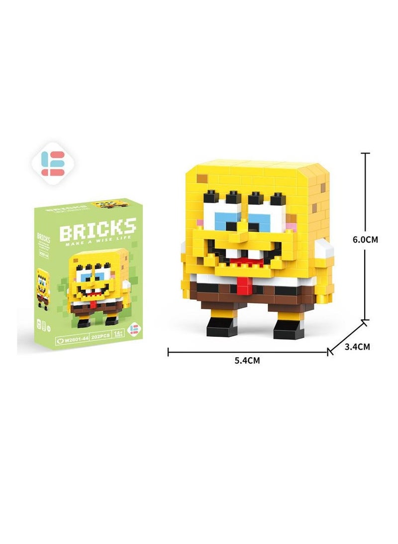 Bricks Micro-particle building blocks, children's toys, puzzles, assembling cartoon series, nano blocks - Image 2