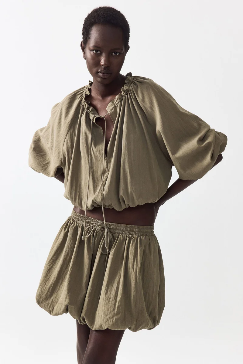 H&M Bubble-hem skirt
