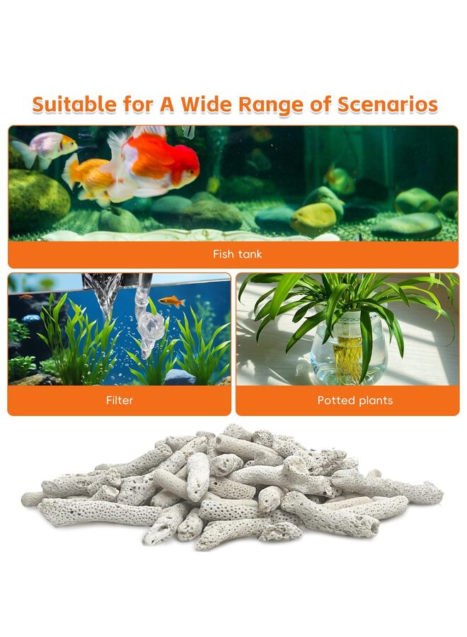 2.2 lb Crushed Coral for Aquarium, Freshwater Qquarium, Corals with Mesh Bag for Fish Tank to Raise ph and Filter Media Decorations - Image 5