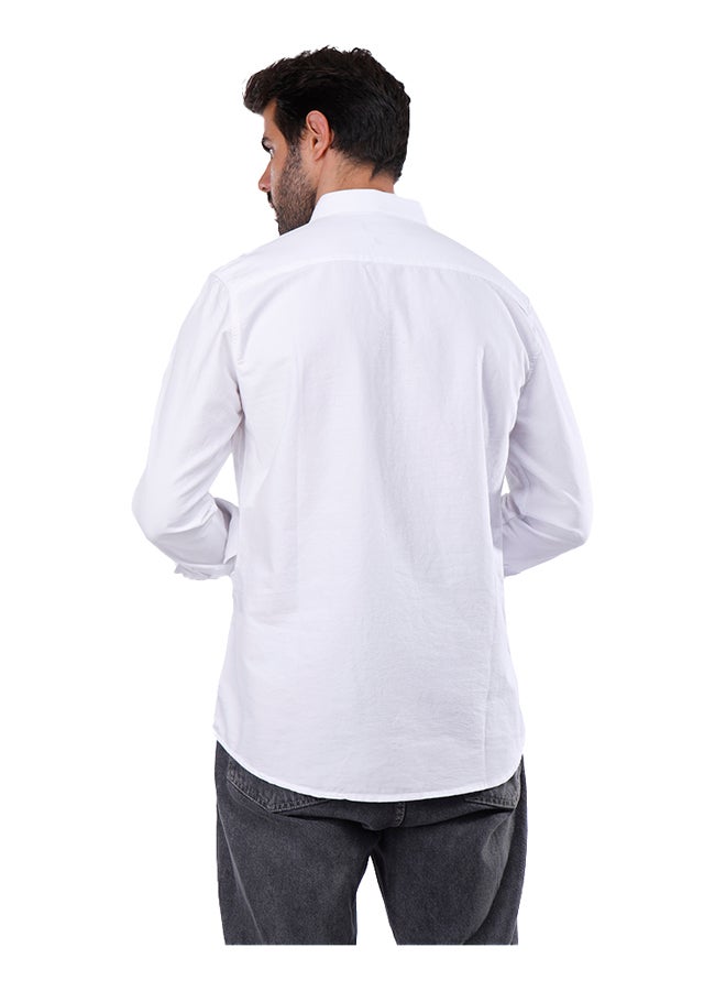 Coup Coup Regular Fit Basic Shirt For Men Color White - Image 3