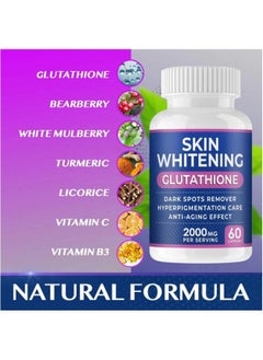 SKIN Whitening Glutathione Brightening And Whitening 60 Capsules 2000 Mg  - Image 4