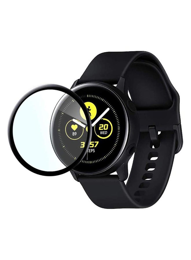 إي وورلد مجموعة لاصقات حماية للشاشة من الزجاج المقوى لساعة سامسونج جالاكسي مكونة من قطعتين شفاف - Image 2