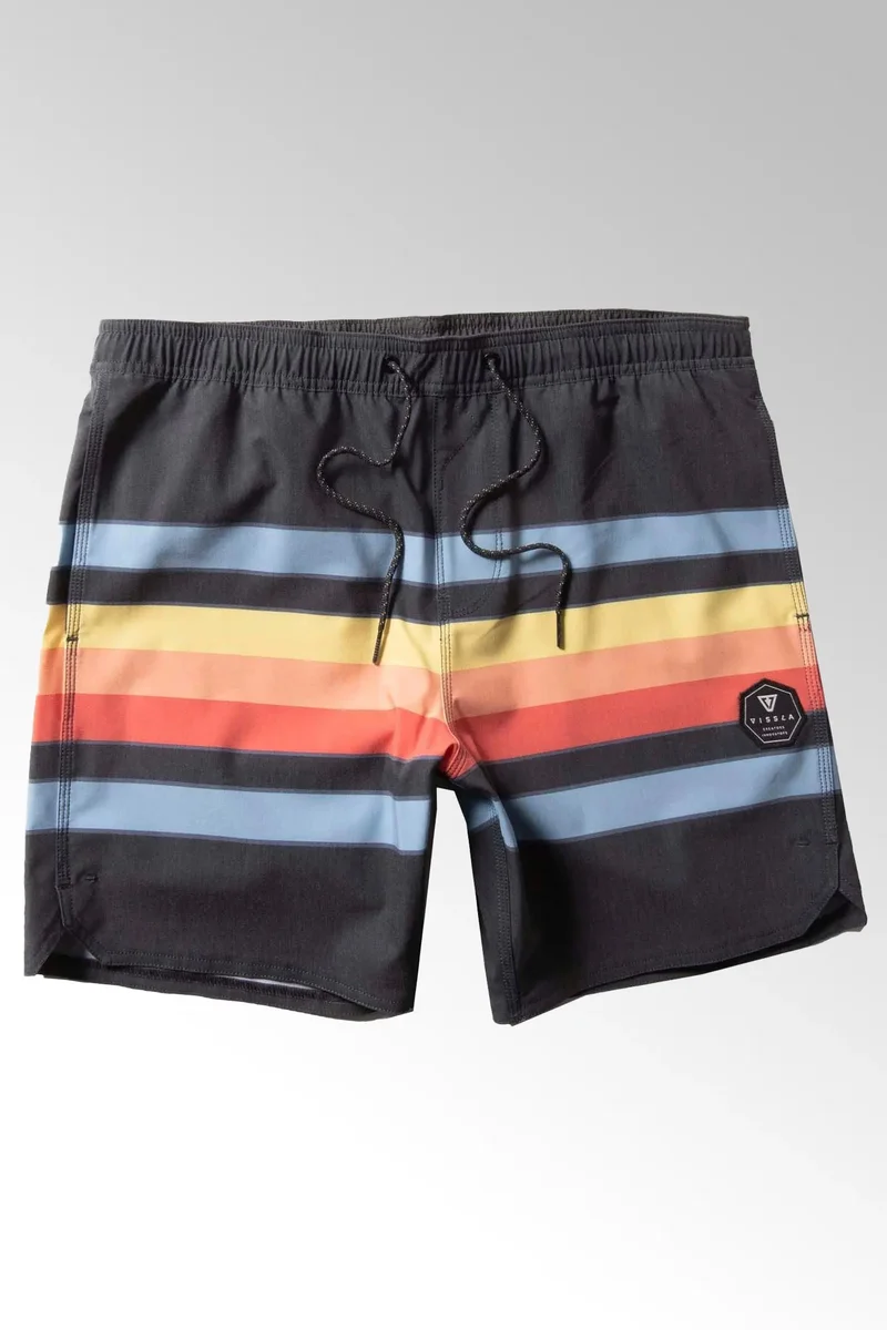 Vissla Fist Bump 17.5" Ecolastic Swimshort Black