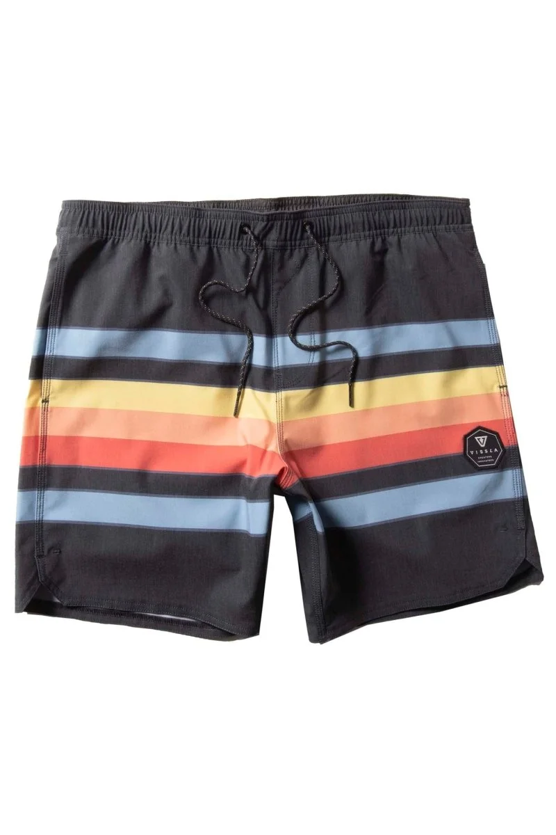 Vissla Fist Bump 17.5" Ecolastic Swimshort Black