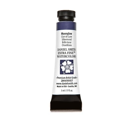 Daniel Smith 284610057 Extra Fine Watercolors Tube, 5ml, Moonglow, 0.17 Fl Oz (Pack of 1) - Image 1