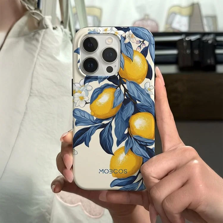 Mobcos Mobcos iPhone 17 Pro Lemon Breeze Mobcos iPhone 17 Pro Lemon Breeze Premium Case Compatible with Hybrid Dual-Layer Hard Shell + Silicone Protection - Scratch-Resistant Shockproof Mobile Cover  | Best Price UAE