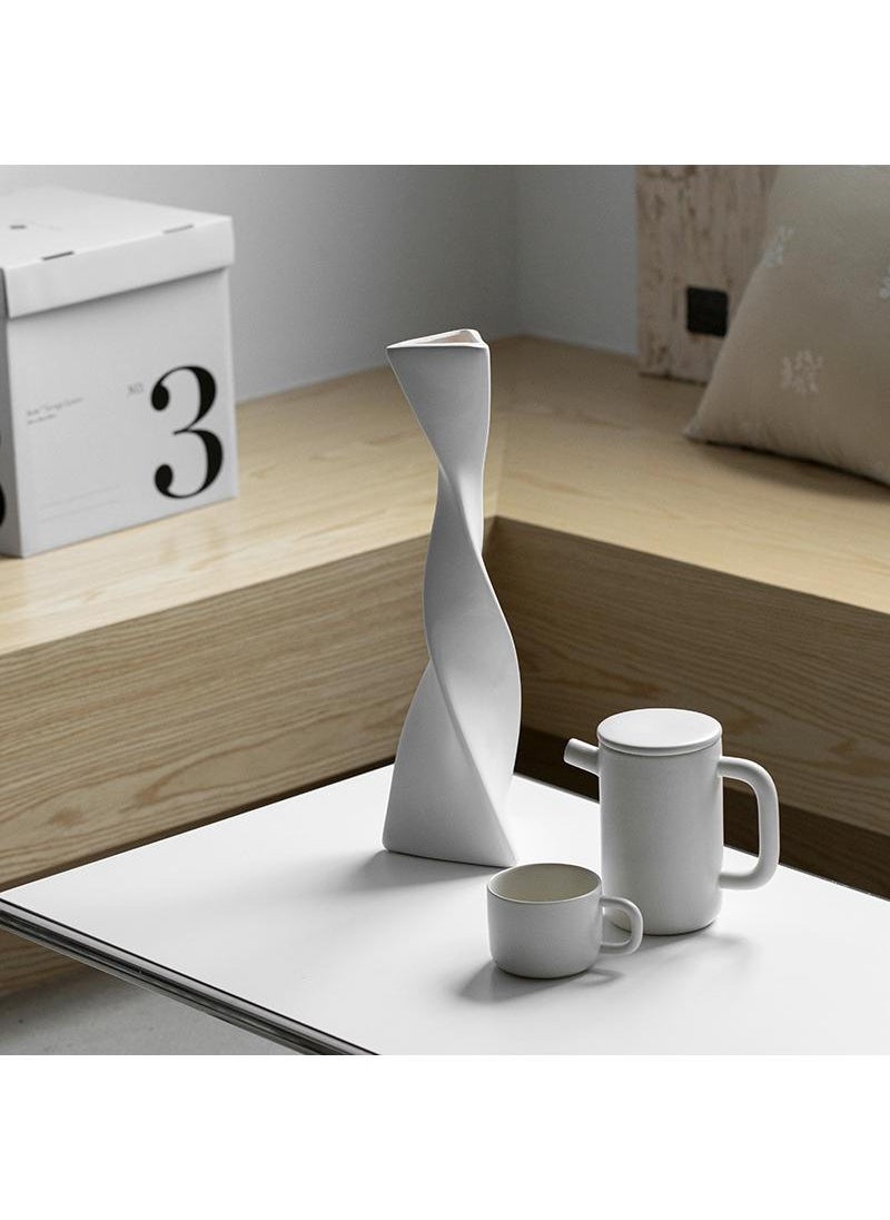 Bluejw - Modern Minimalist Living Room Creative Dining Table Coffee Table Home Decoration  Ceramic Vase - Image 1
