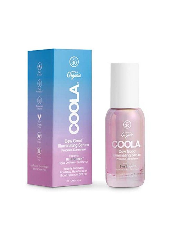 COOLA سيروم واقي الشمس ديو جود المضيء بتقنية البروبيوتيك SPF 30 1.15 أونصة سائلة - Image 2