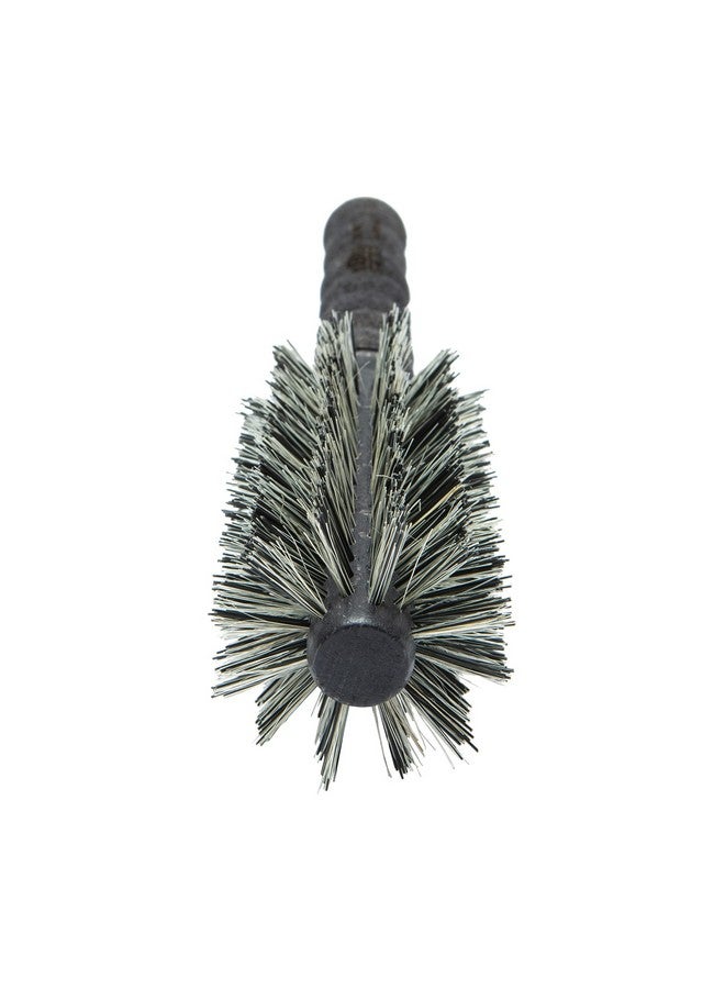 Ibiza Hair Professional Round Boar Hair Brush (Mb3 55Mm) Reinforced Blonde & Black Bristles & Cork Handle For Straight Wavy Or Curly Hair Add Texture & Shine For Medium To Long Hair - Image 2