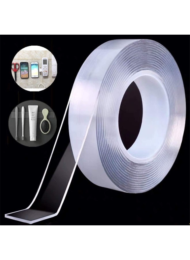 Ivy 5M Double-Sided Nano Mounting Tape – Extra Strong Clear Adhesive Wall Tape for Picture Hanging and Décor - Image 1