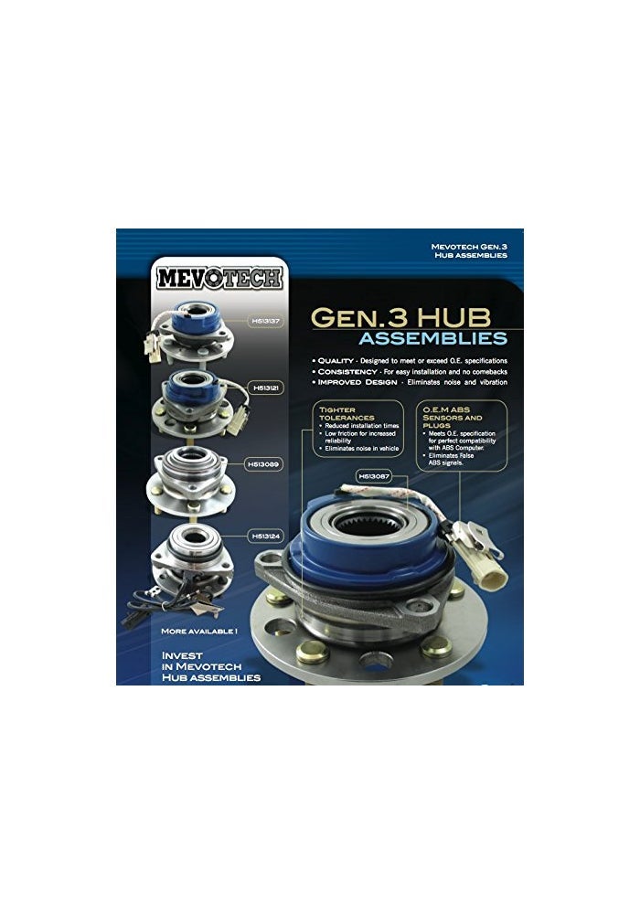 Mevotech H512221 Wheel Bearing and Hub Assembly - Image 3