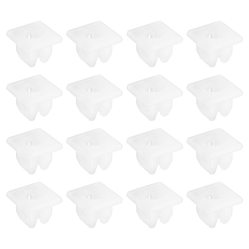 ECSiNG 30PCS Screw Grommets Insert Expanding Nuts Lock Clips Fits into 8mm Square Hole Plastic Fastener Retainer Clips Automotive Replacement Parts