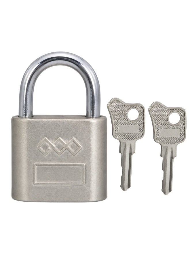 Lukadah 30mm Heavy Duty Stainless Steel Padlock with 2 Keys, Anti Rust Metal Security Lock for Gates, Doors, Cabinets, Lockers, Tool Boxes, Storage Units, Sheds, Luggage and Indoor Outdoor Security - Image 1